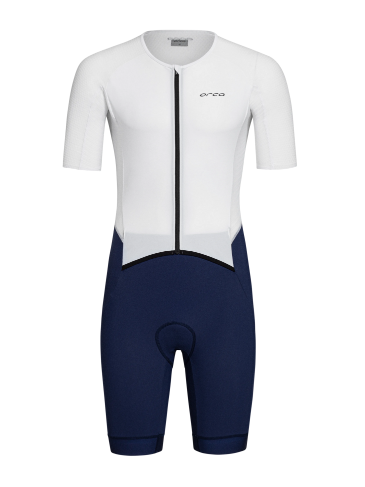 Costum triatlon barbatesc Orca Athlex Aero Race Trisuit V2 alb